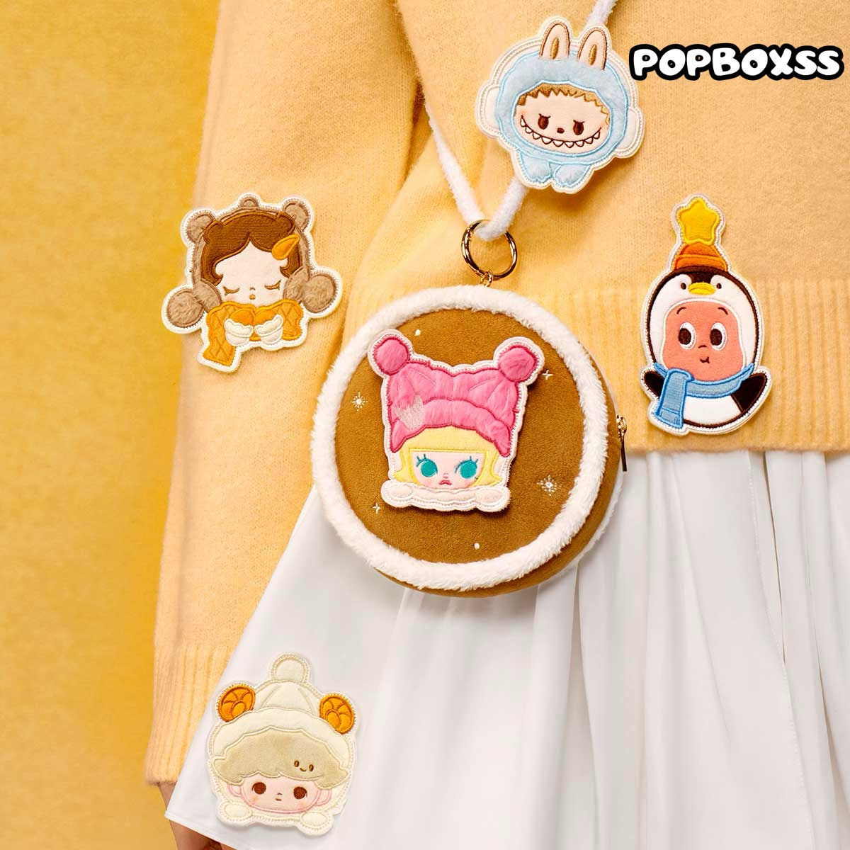 POP BEAN Fluffy & Cozy Series-Crossbody Bag