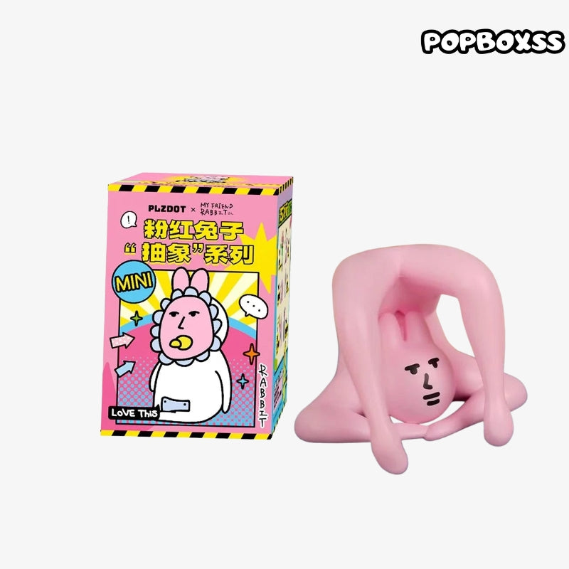 My Friend Pink Rabbit Abstract Series Mini Figure Blind Box