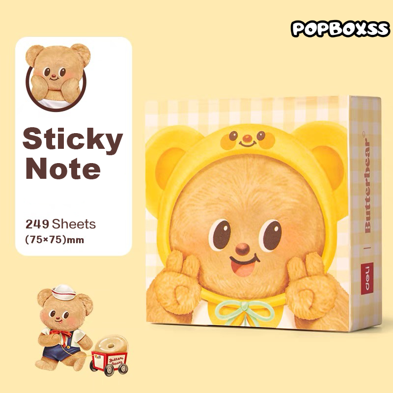 Butterbear Stationery Sticky note (249 Sheets)