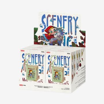 POP MART MOLLY 20th Anniversary Scenery Along the Way Series Retro Book Mini Bag Blind Box