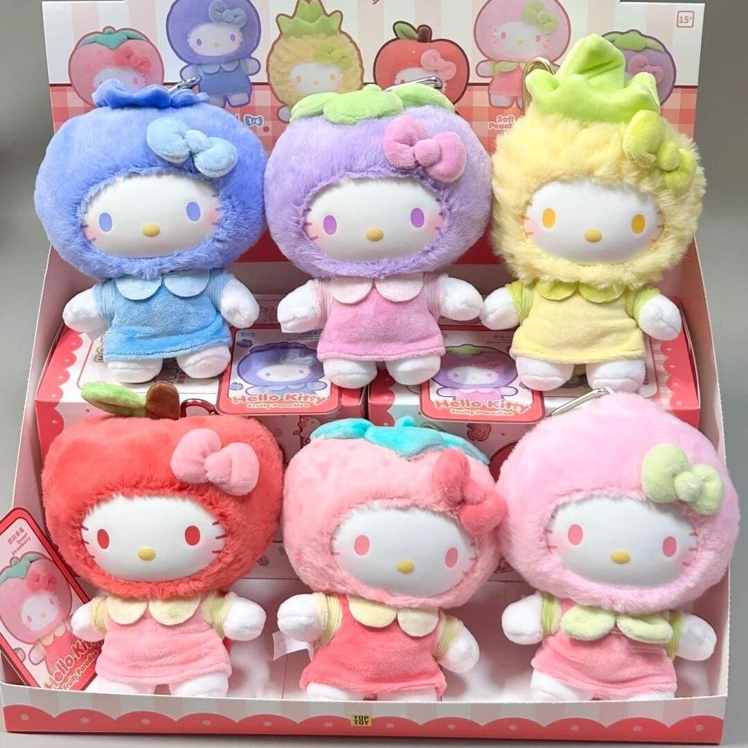 HELLO KlTTY Fruity Paradise Series Plush Dolls, Blind Box