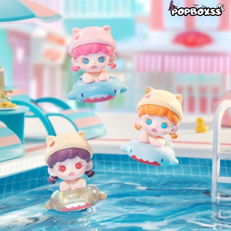 TNTSPACE Pool Party Series Mini Beans Figures, Blind Bag