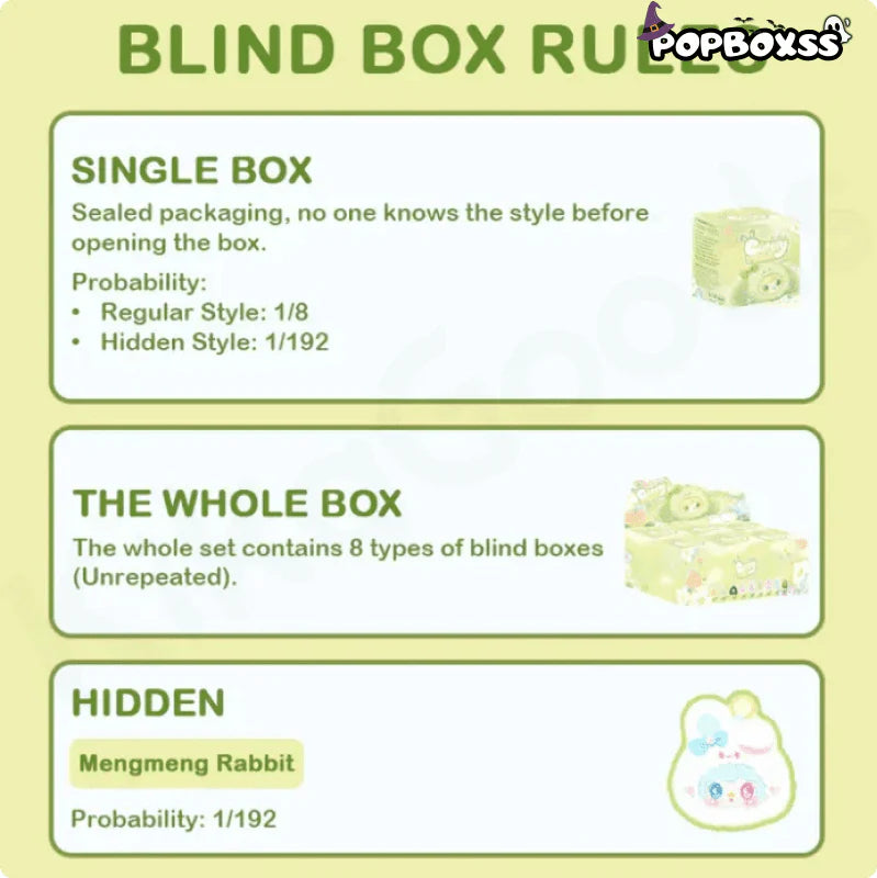 Yooki Cutely Rabbit Series Plush Blind Box
