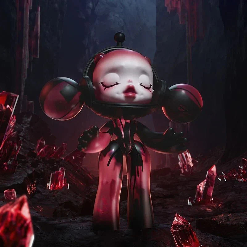 MEGA α SKULLPANDA  400% Red Crystal