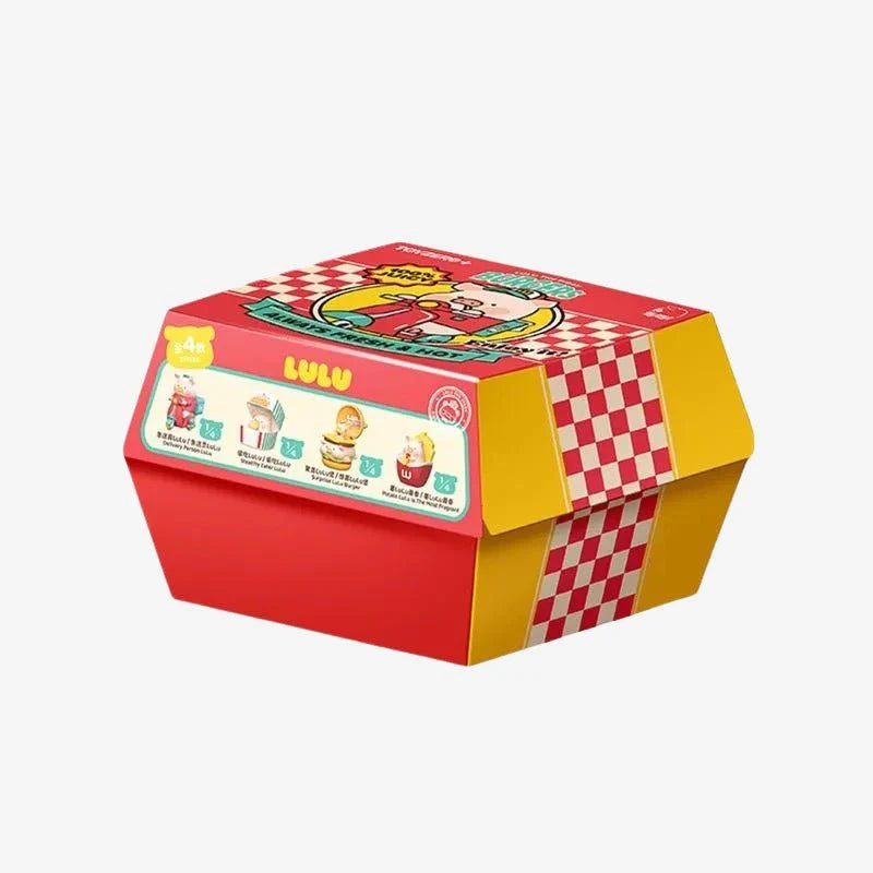 LuLu the Piggy Burger Express Movable Series Figures, Blind Box