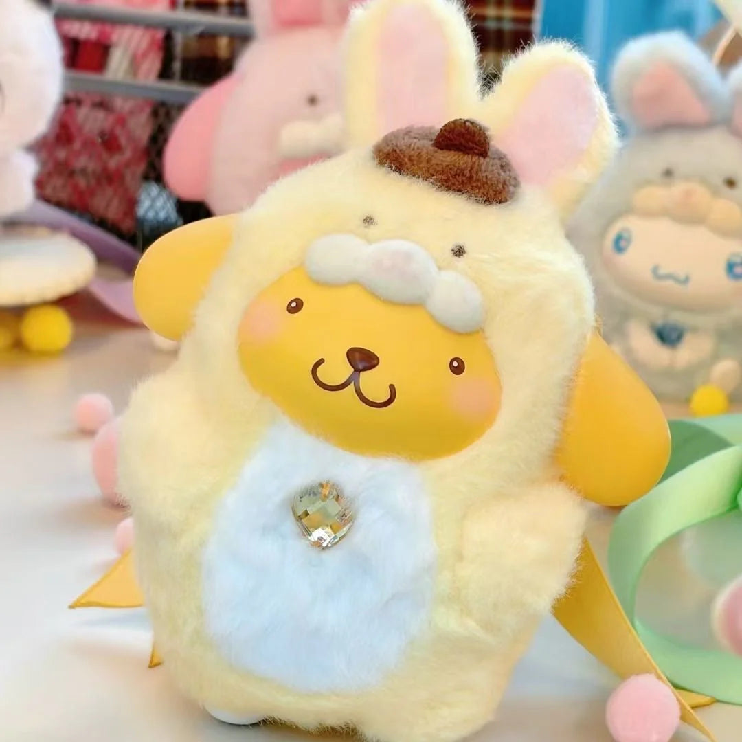 SANRl0 Characters Diamond Bunny Baby Series Plush Blind Box