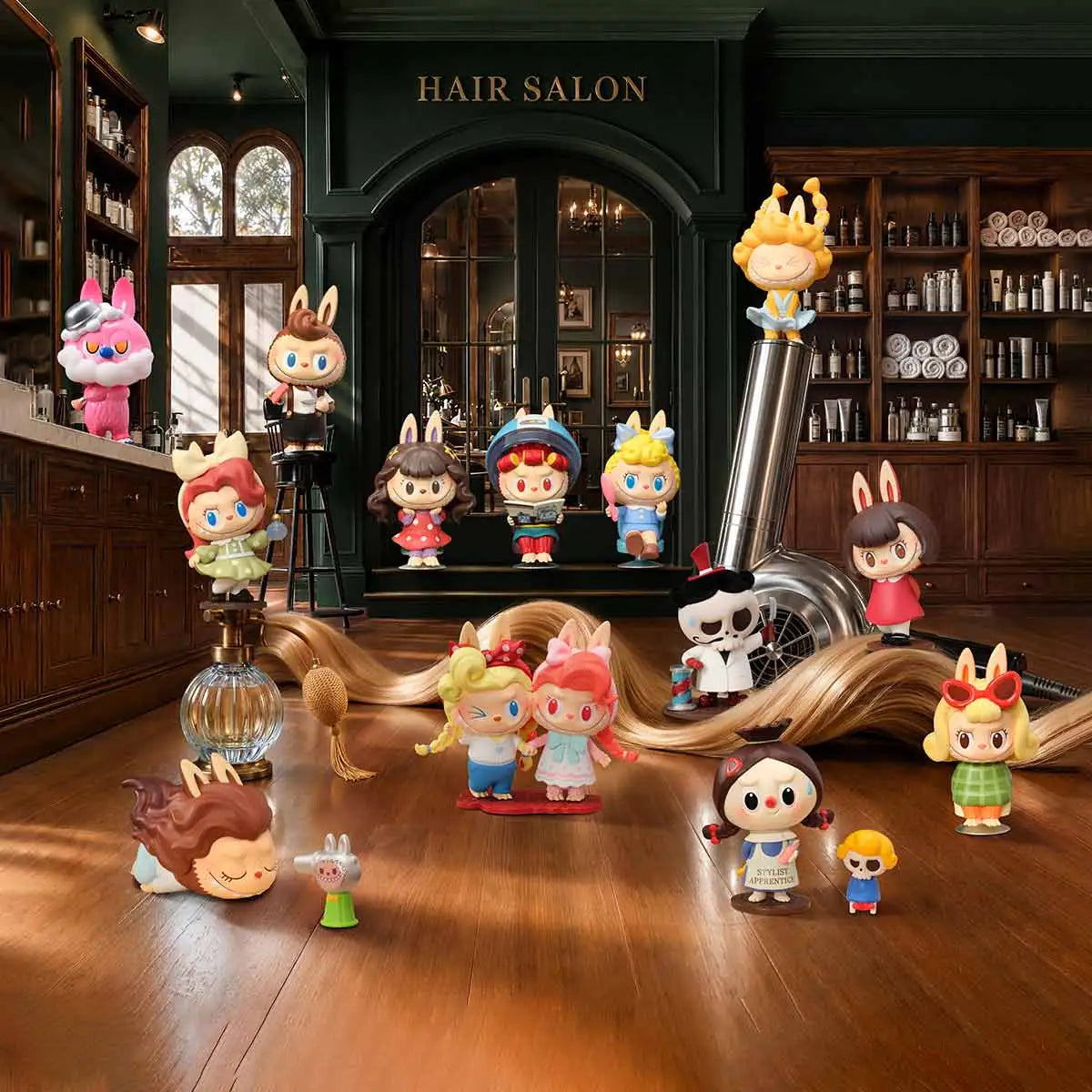 POPMART THE MONSTERS LABUBU Hair Salon Series Figures