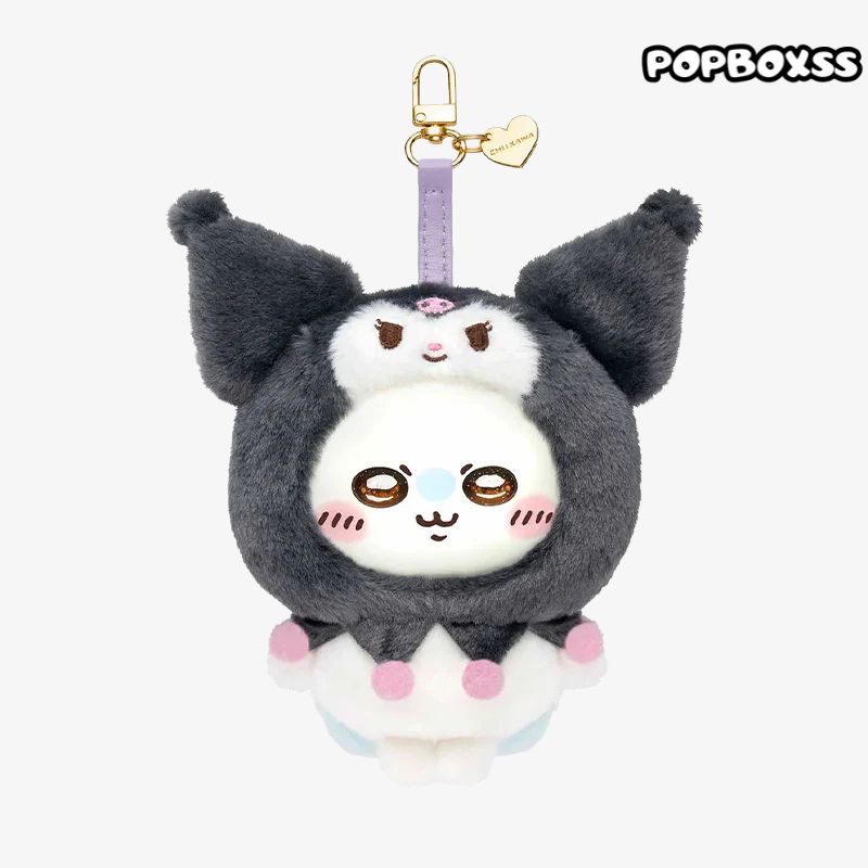 Chiikawa x Sanrio Characters Vinyl Plush Keychains
