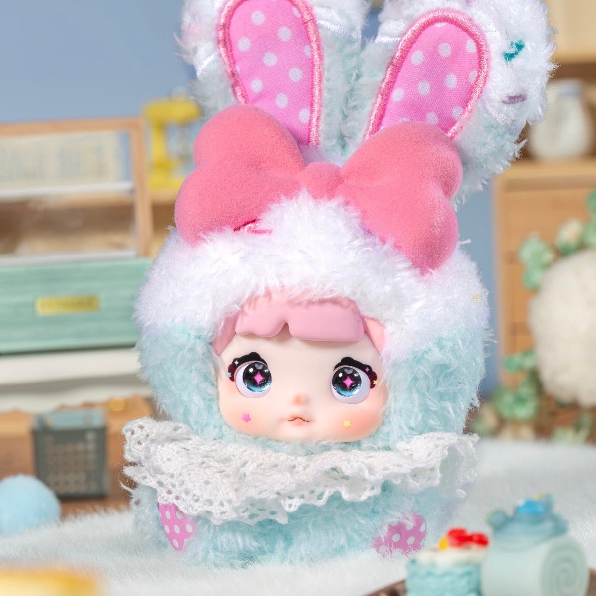 【US 3-5 Arrival】Nommi Sweetheart Bunny Blind Box Mibao Series 2 Plush Toy Keychain