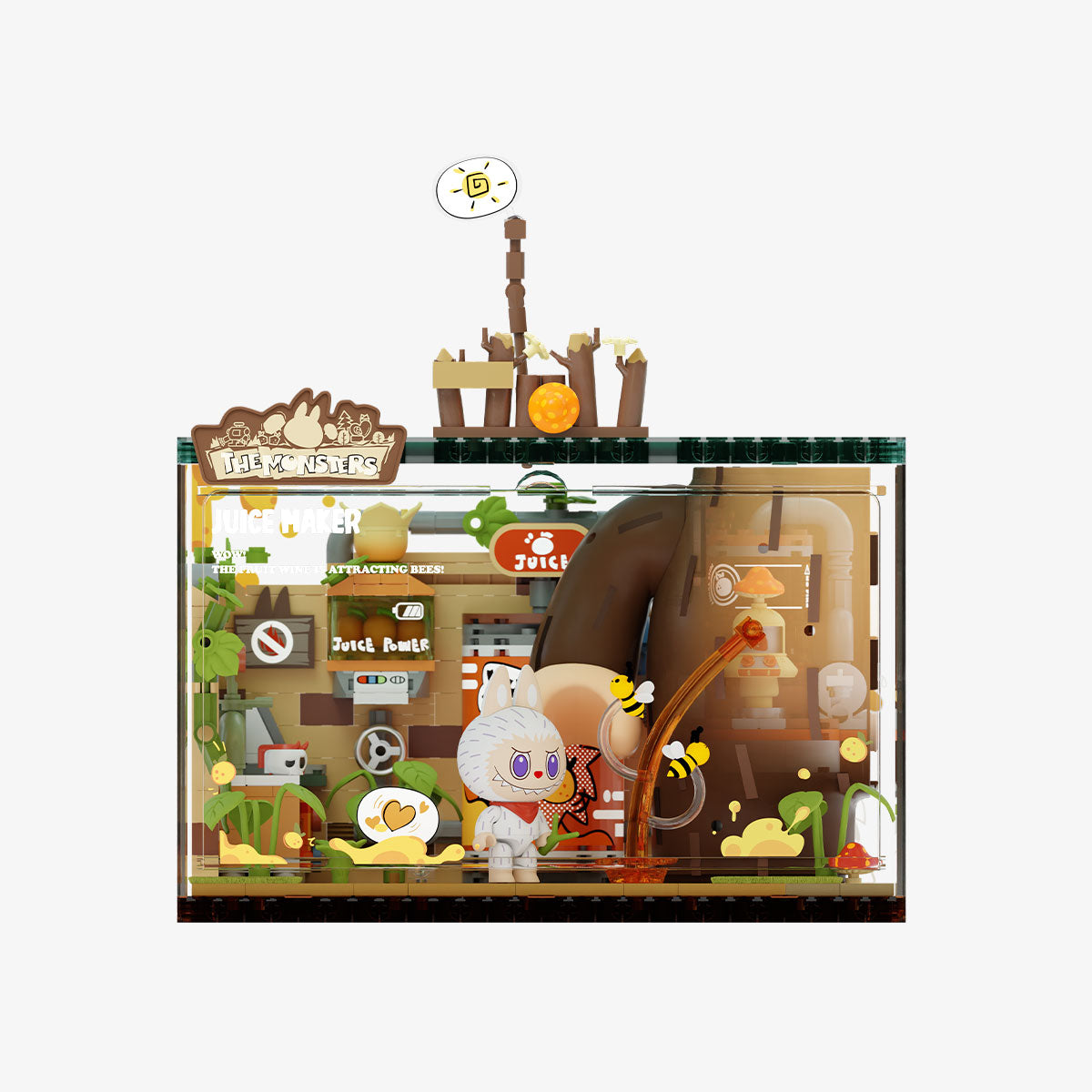 THE MONSTERS  labubu Forest Secret Base Series Blocks