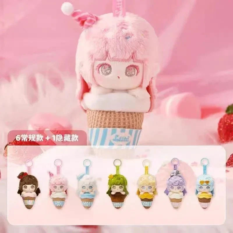 Liita Rainbow Cone Series Plush Keychain Dolls. Blind Box