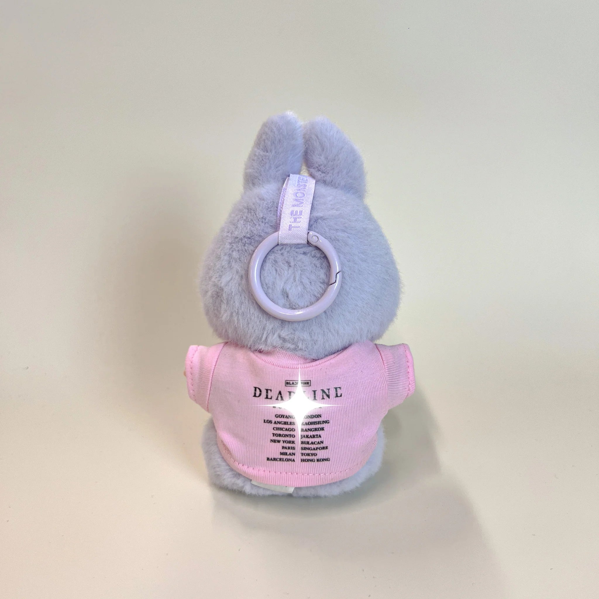 Labubu Concert Outfit Set – Pink Tour Tee with Mini Fan Lightstick (2 Items)