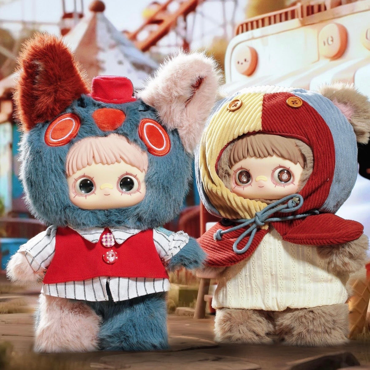 【US 3-5 Arrival】Maymei Forgotten Funfair Series 400% Plush Dolls. Blind Box