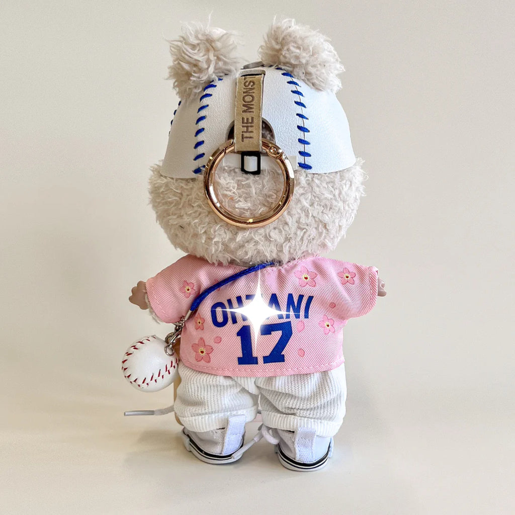 Labubu Baseball Outfit Set – Tokyo Pink Edition