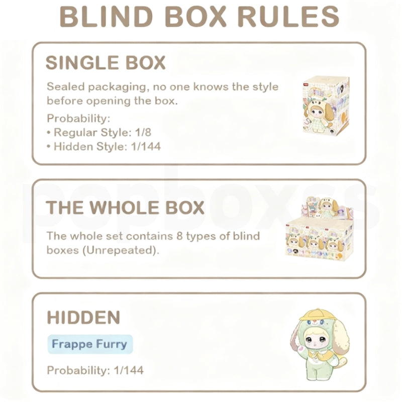 【US 3-5 Arrival】Nommi V5 Puppy Diary Series Plush Dolls. Blind Box