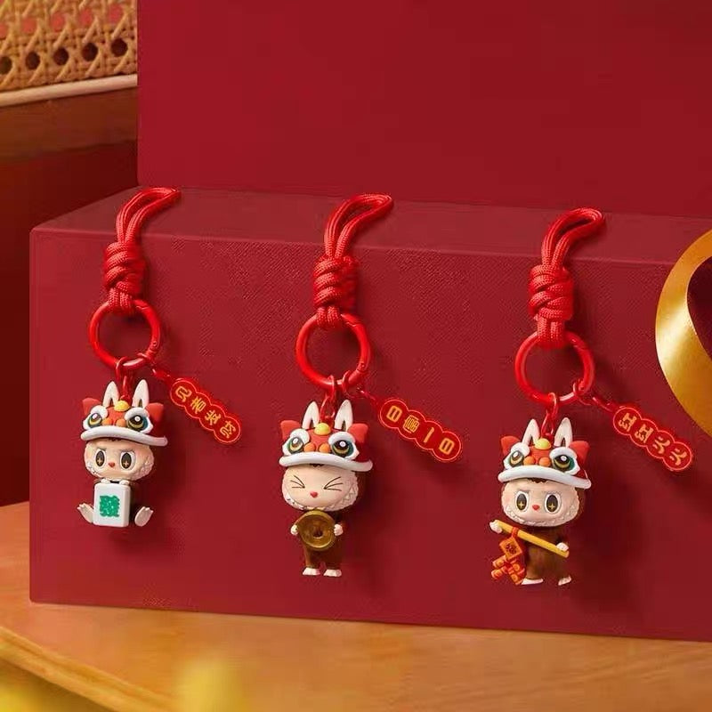The Monsters Labubu Keychain Pendant Blind Box, POP LAND Limited