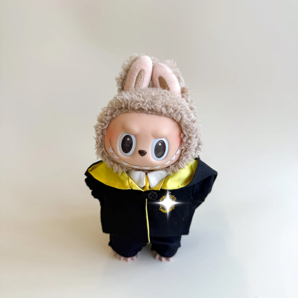 Labubu Yellow Wizard Outfit Set – Magical School Edition