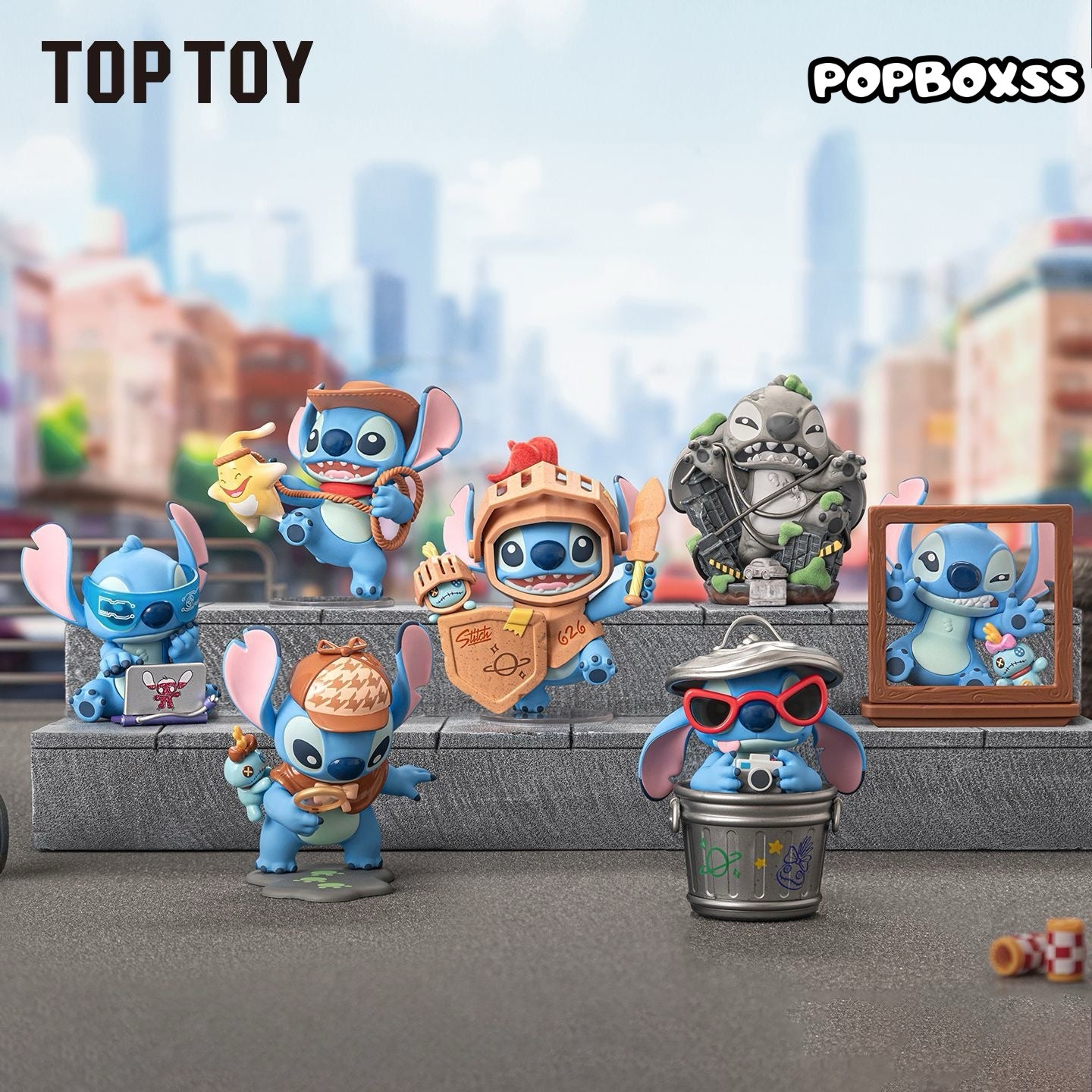 TOP TOY Disney Stitch City Adventure Series Blind Box