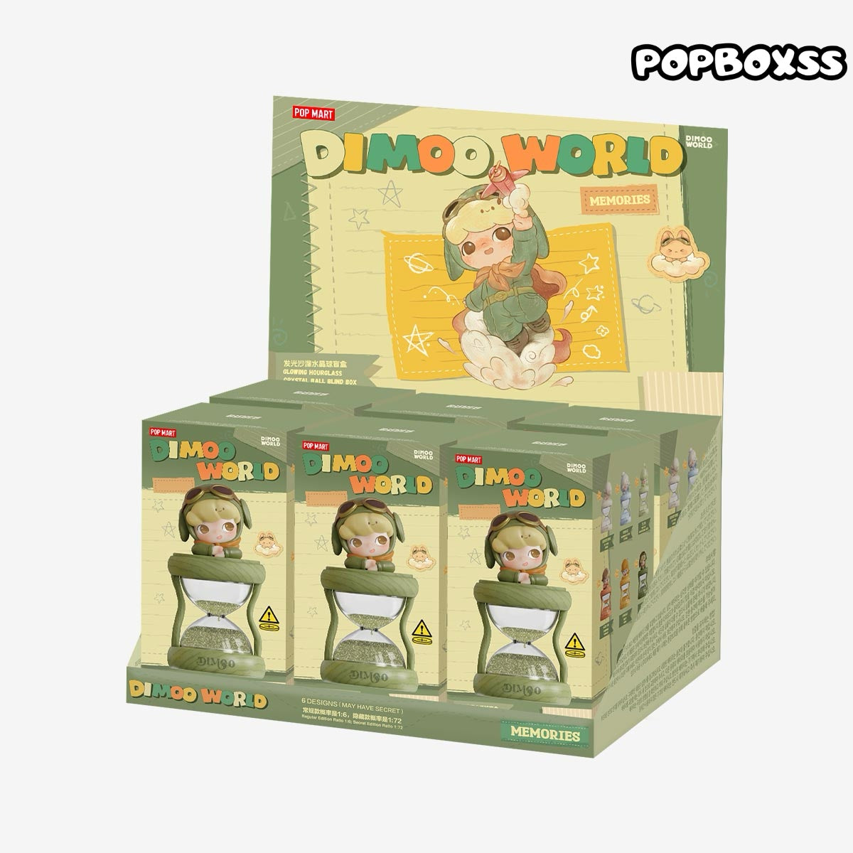 DIMOO Memories We Hold Series-Glowing Hourglass Crystal Ball Blind Box