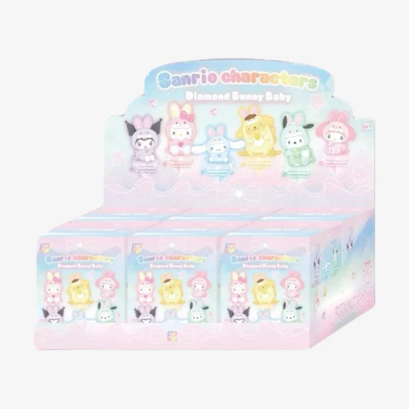 SANRl0 Characters Diamond Bunny Baby Series Plush Blind Box