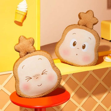 Twinkle Twinkle MOON GELATO Series-Toast Plush Cushion