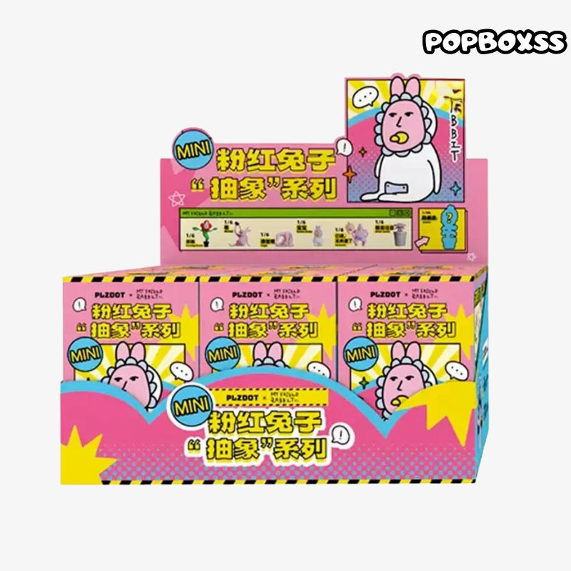 My Friend Pink Rabbit Abstract Series Mini Figure Blind Box