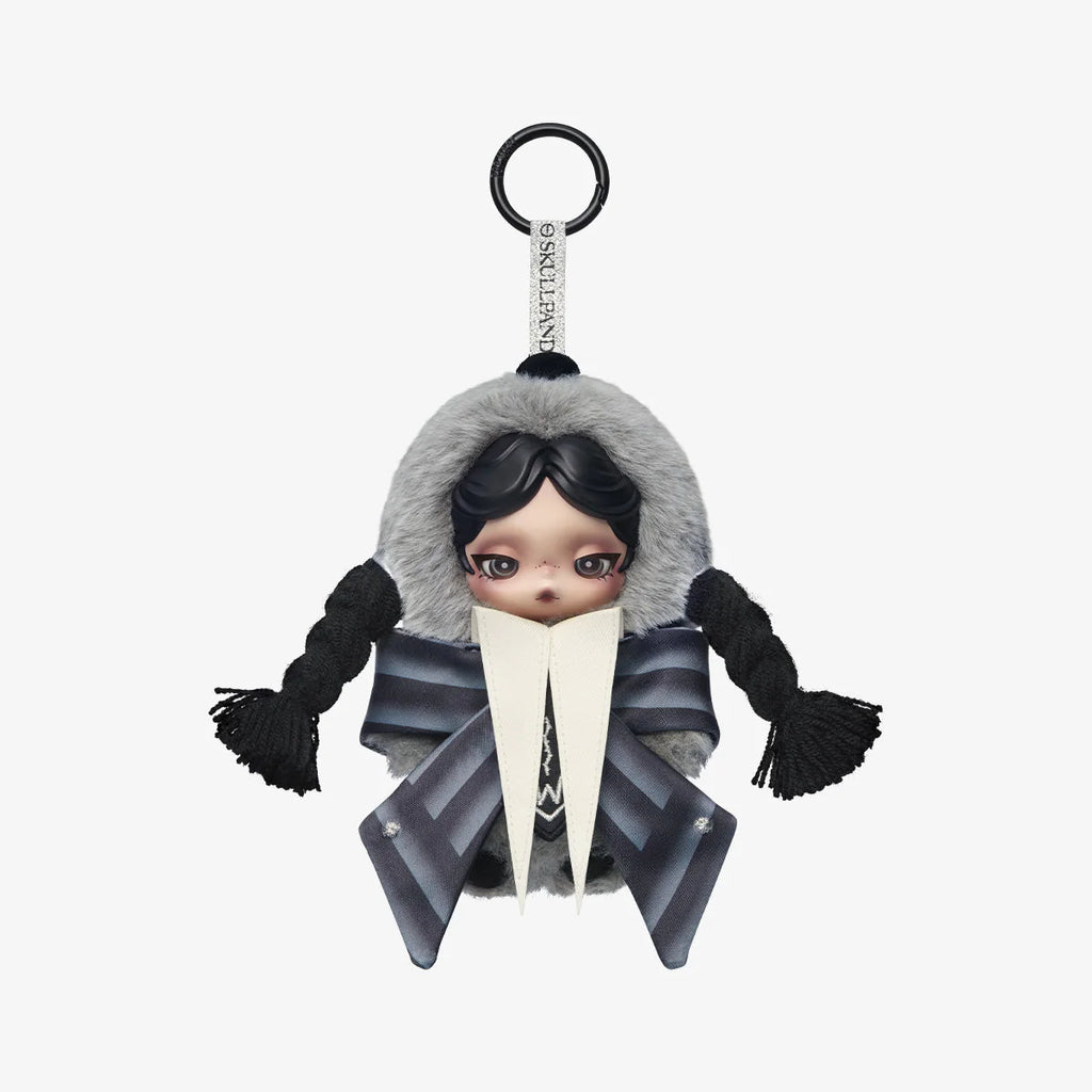 SKULLPANDA × Wednesday Plush (Nevermore Academy Uniform Version)