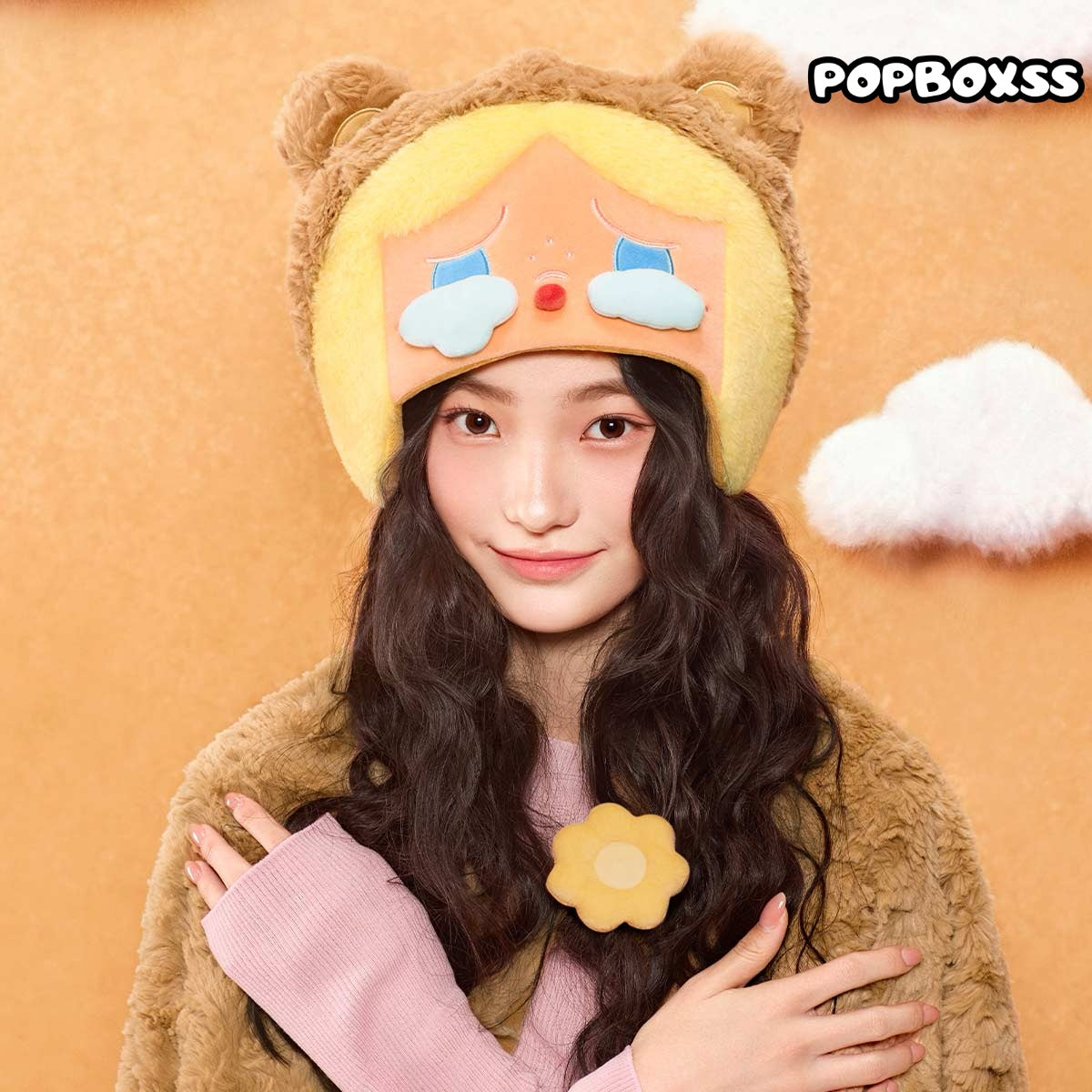 POP BEAN Fluffy & Cozy Series-CRYBABY Multi-functional Blanket