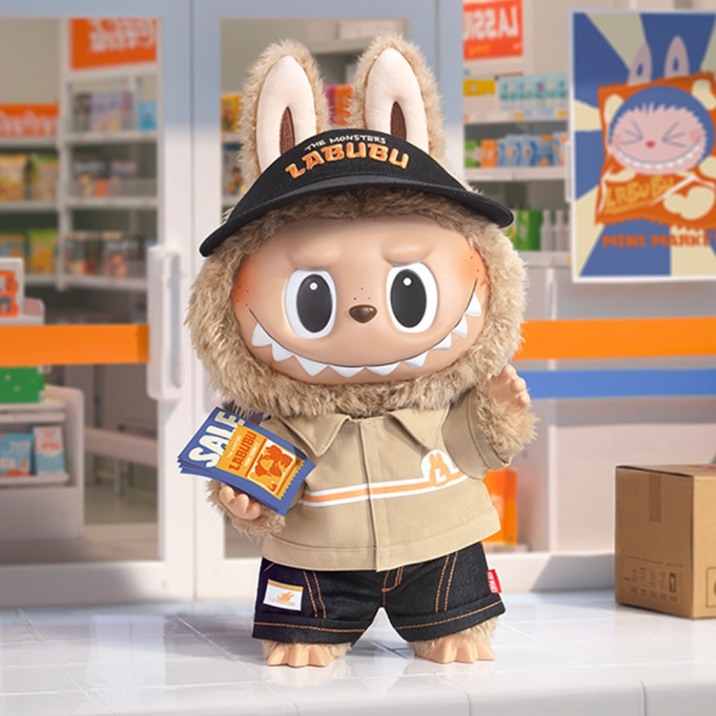 POPMART THE MONSTER-THE Naughty Cashier Vinyl plush toys labubu