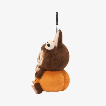 LABUBU Happy Halloween Party Series-Sitting Pumpkin Vinyl Plush Pendant
