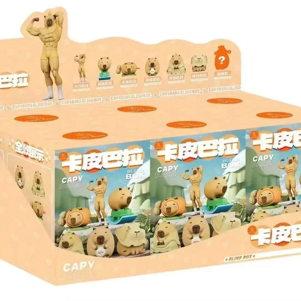 Luck Moai Capybara Series Figures. Blind Box