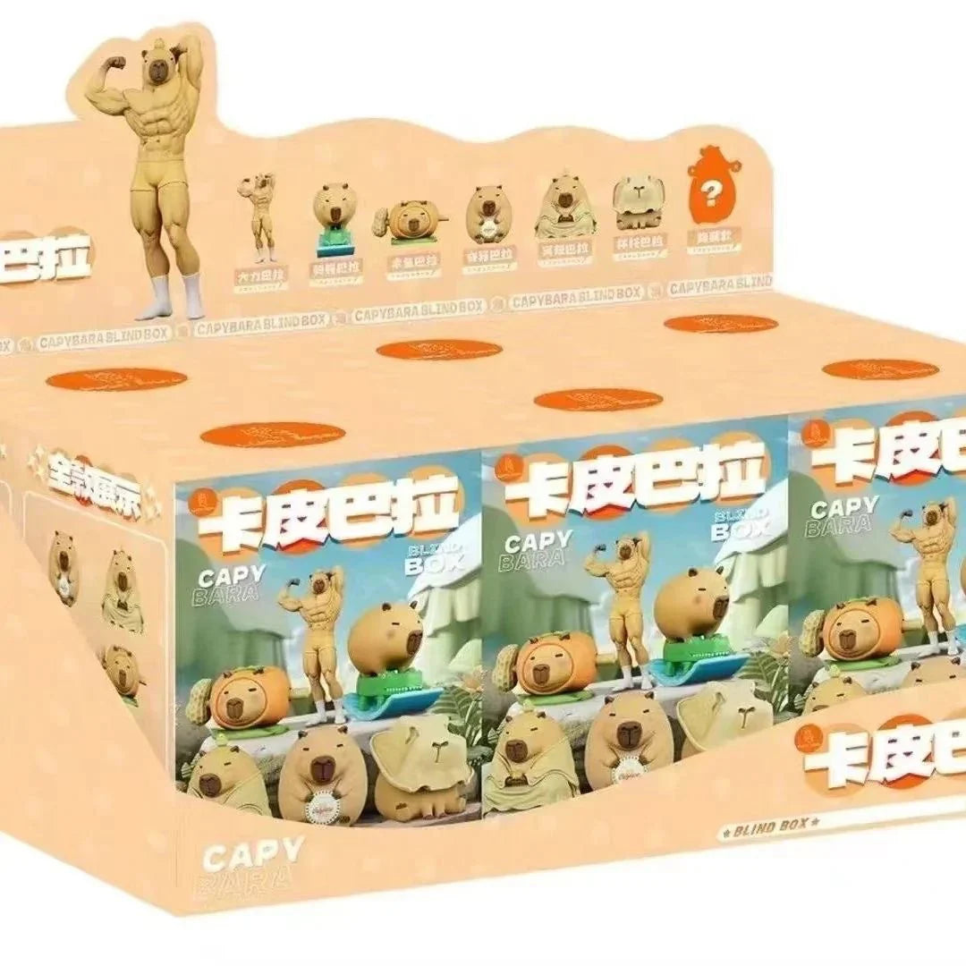 Luck Moai Capybara Series Figures. Blind Box