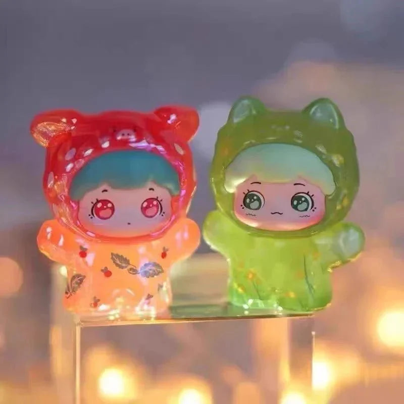 Baobao's Pet Store Spring Outing Transparent Color Mini Beans Series PVC Figures. Blind Box
