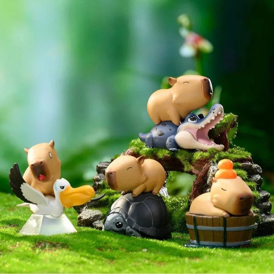 Animal Heavenly Body Capybara Series Figures. Blind Box