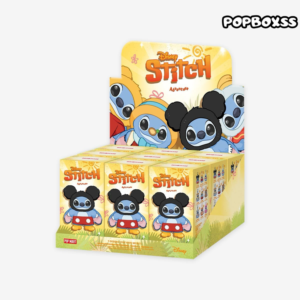 Stitch Adventure Series Vinyl Plush Pendant blind box