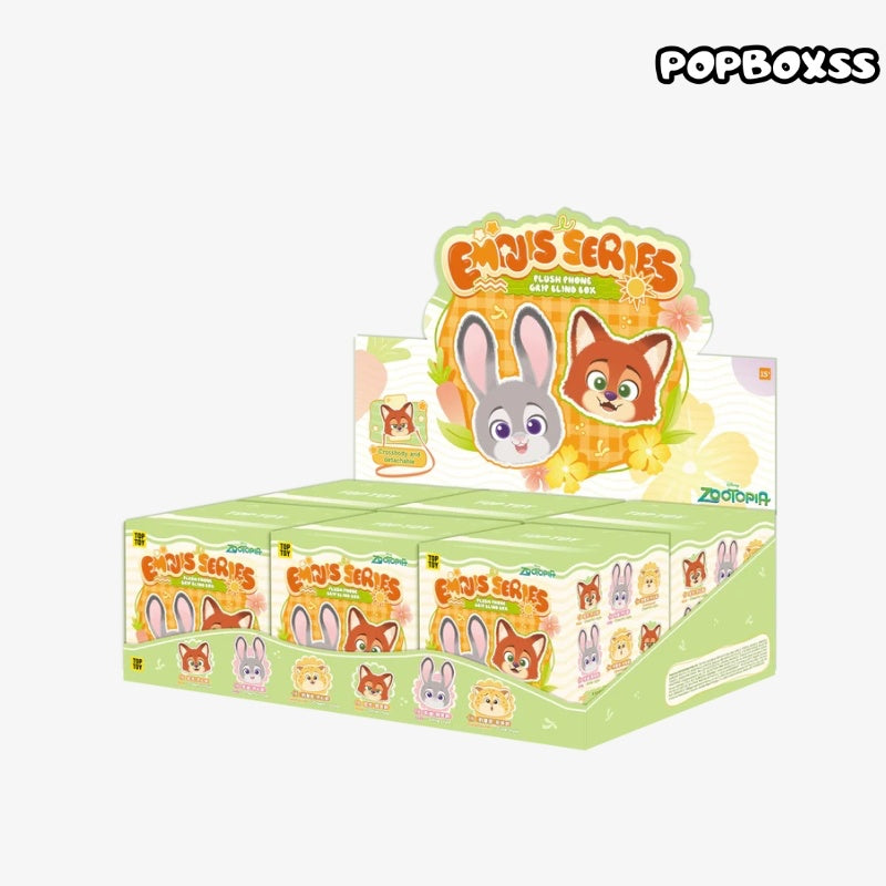 DISNEY Zootopia 2 Emojis Series Plush Phone Grip Blind Box