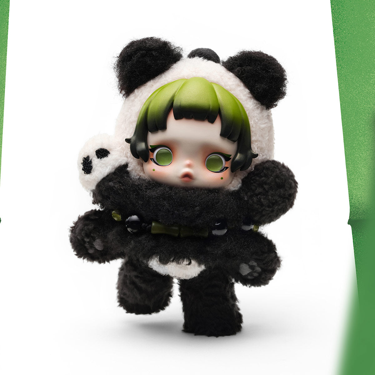 【gift】SKULLPANDA Lazy Panda Plush Doll Pendant