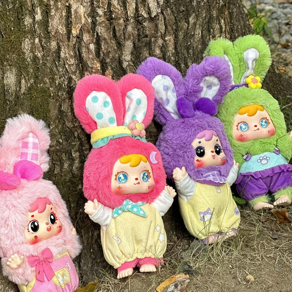 【 US 3-5 Arrival】Samuel- Little Bear And Little Rabbit's Happy Picnic Series Plush Dolls, Blind Box