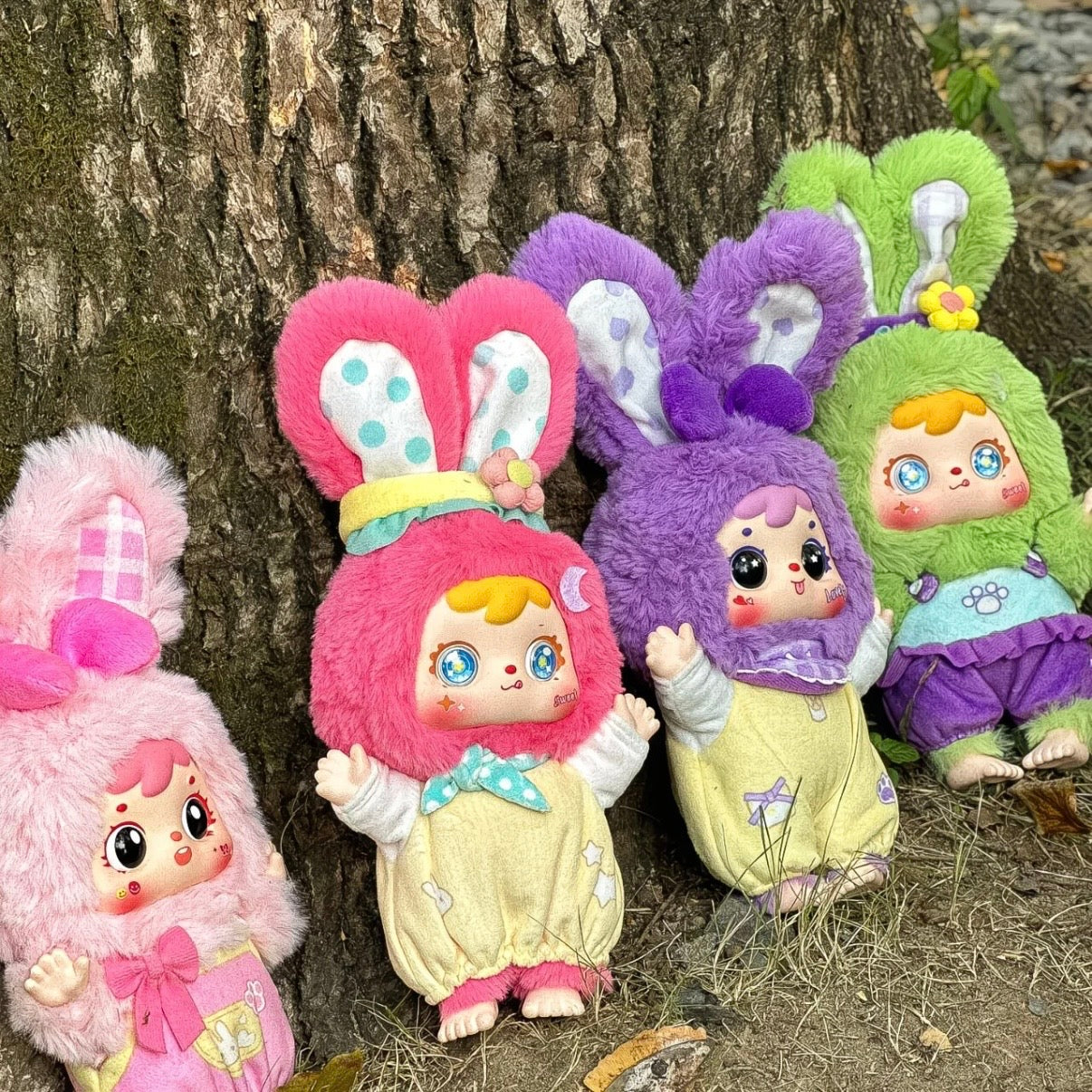 【 US 3-5 Arrival】Samuel- Little Bear And Little Rabbit's Happy Picnic Series Plush Dolls, Blind Box
