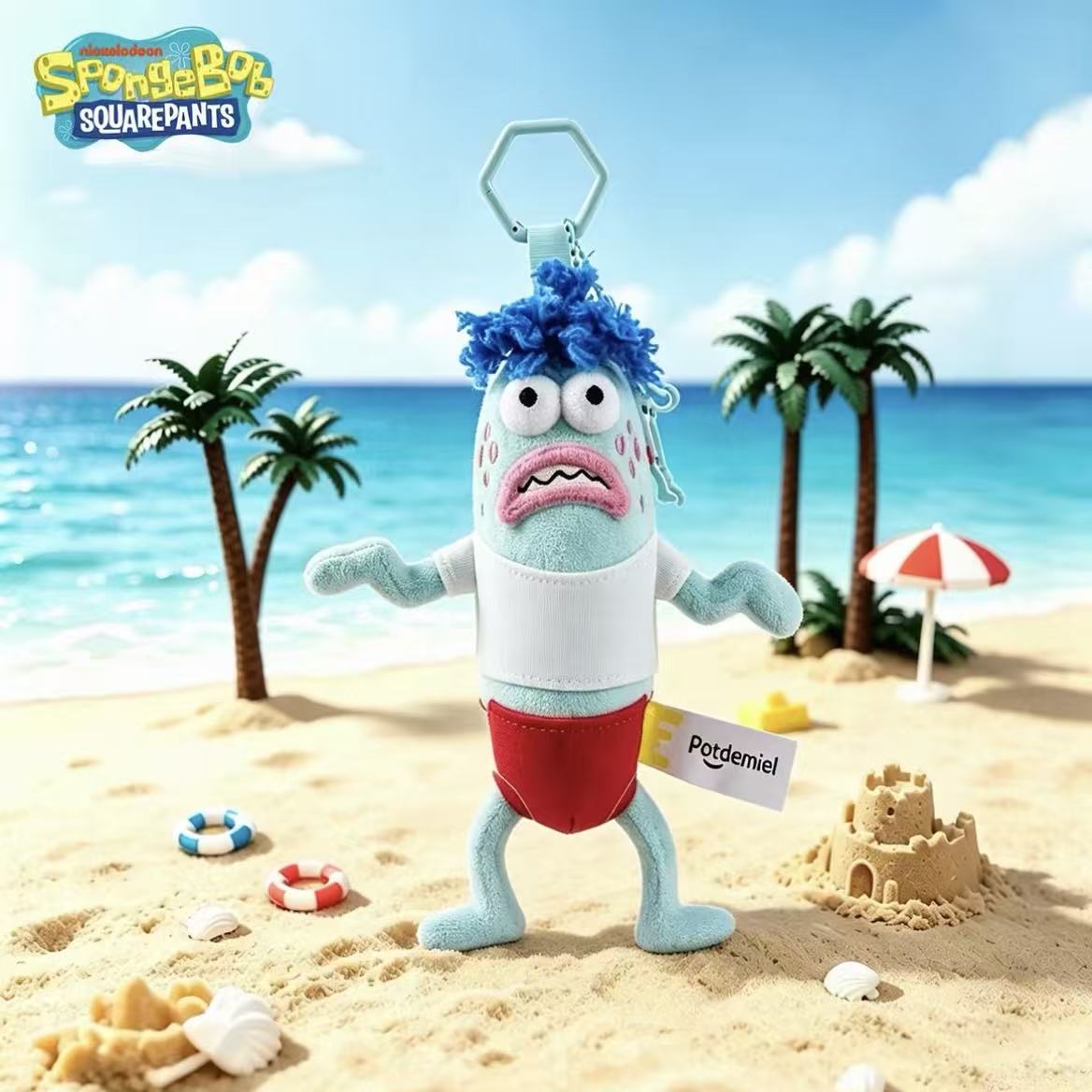SpongeBob The residents of Bikini Bottom Plush pendant
