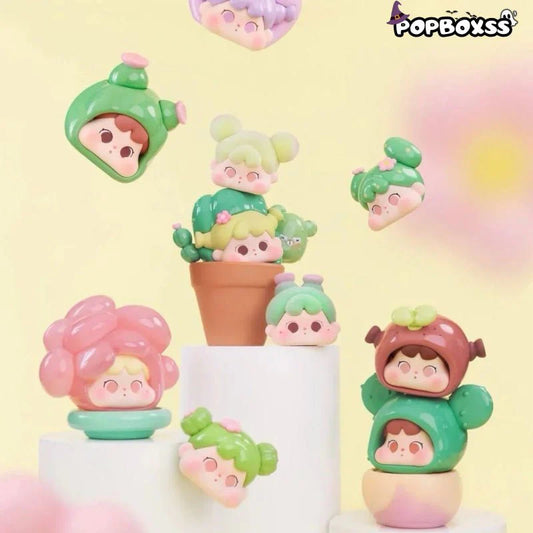 QOQO MINI FACE Succulents Story Series Figures. Blind Box