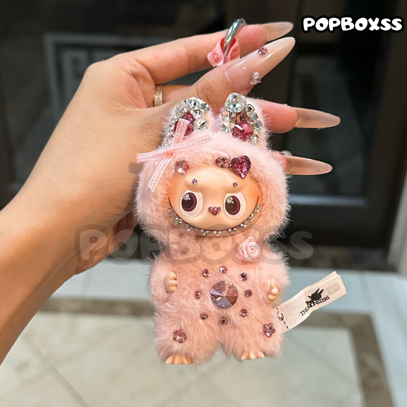 【Customized Two-Week】Labubu Swarovski Crystal Doll Clothes (Doll Included) Pin for Love