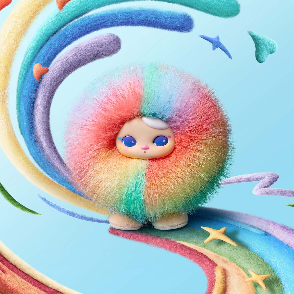 POPMART PUCKY Love Across Galaxies Series-Vinyl Plush Blister Pack