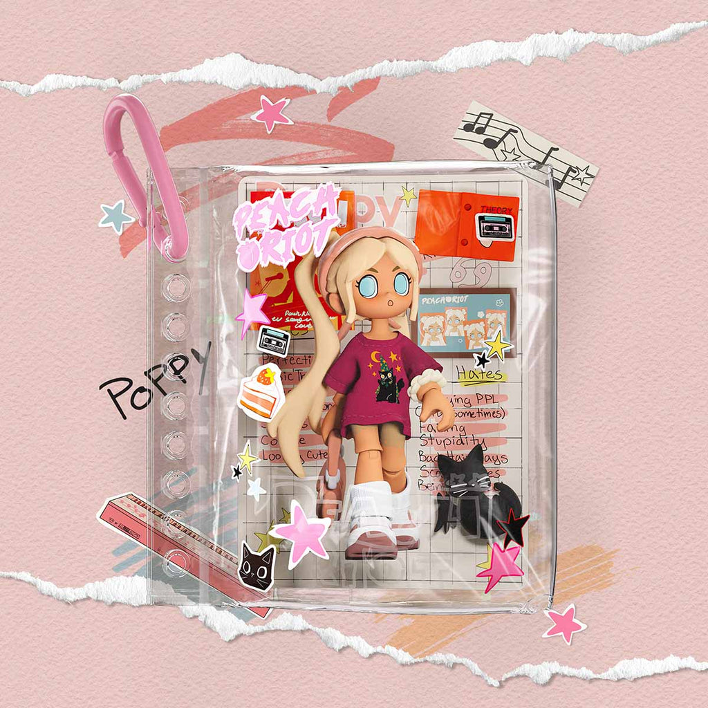 POPMART Peach Riot Carry the Music Series Block Pendant