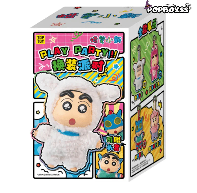 TOP TOY Crayon ShinChan Play Party! Series Plush Pendant Blind Box