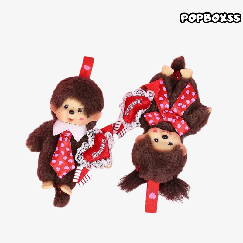 Monchhichi Kiss Love Series Plush Keychain