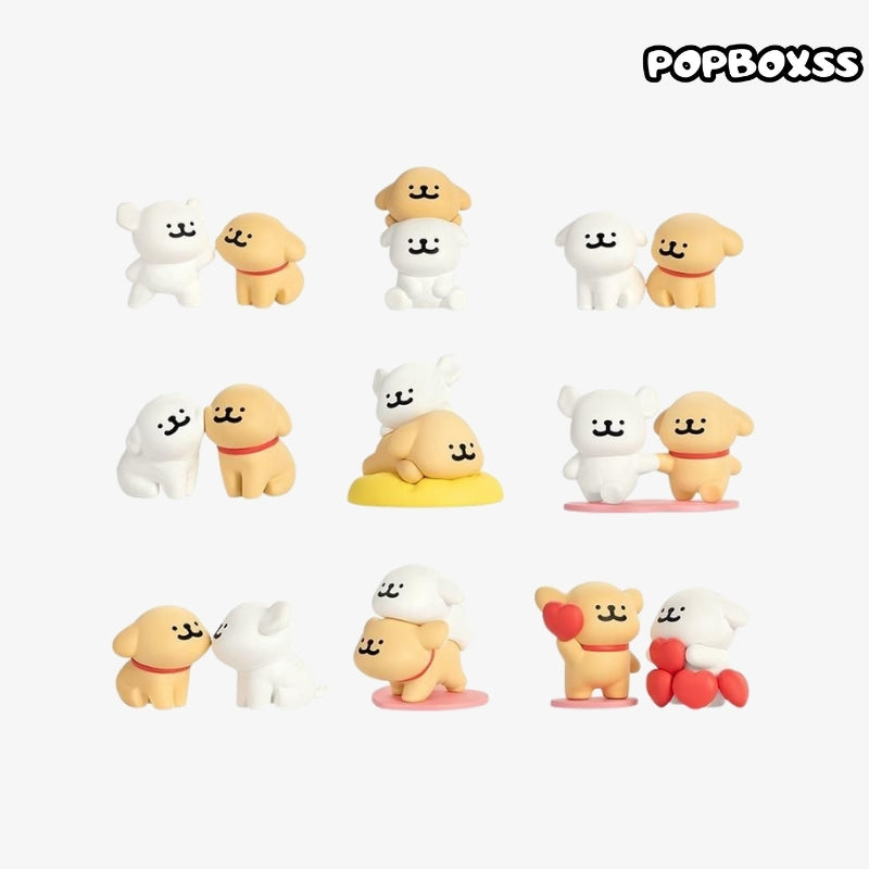 Maltese Happy Snuggling Series Figure Blind Box