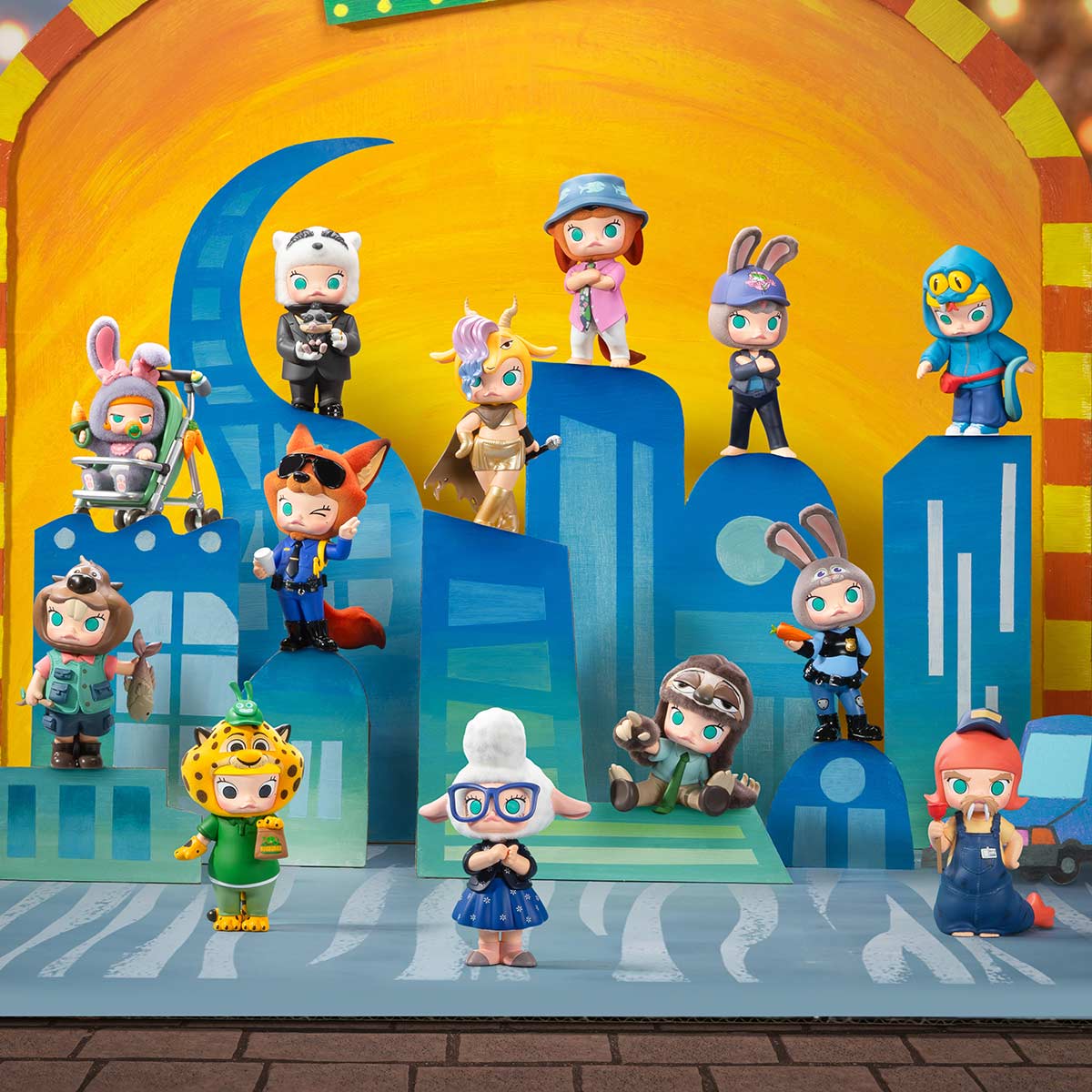 MOLLY × Zootopia Co-branded Series Figure, Blind Box