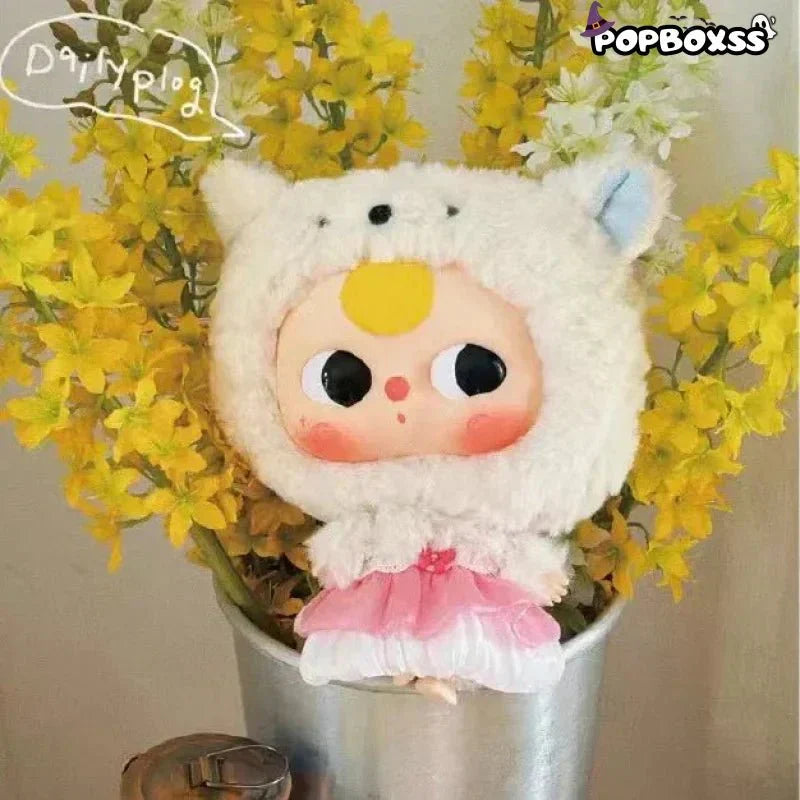 Baby Three - Big Head Baby Zipper Bag Plush Dolls. Blind Box