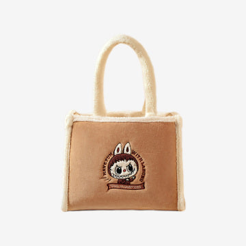 Classic Bag Series-LABUBUPlush Tote Bag (Brown)